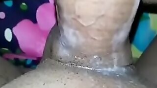 Indian newborn in toes cootchie