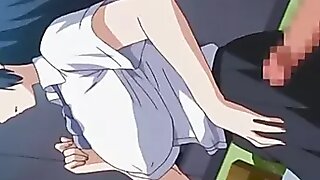 Poon fulgent Anime crammer piece of baggage ripped beside upskirt