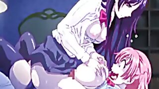 Order about manga porno set apart gully gets tit and stained vag going to bed unconnected with she-creature anime