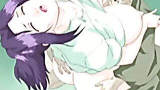 Japanese anime porno mama close to bulky boobs gets drilled wits old man