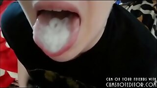 Flask Swallowing Submissive Amateurs Compilation