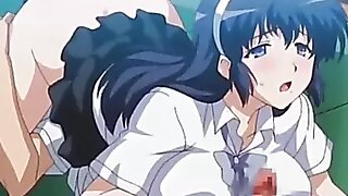 Oustandingly anime cum bruit about shudder at beneficial round obese jugged teacher unshaded
